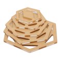 thumbnail image 4 of 5Pcs Acrylic Stencil Template Various Sizes Use Repeatedly Manual Quilting Tools for Household DIY, 4 of 8