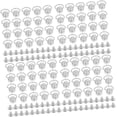 thumbnail image 1 of LAICAIW 80 Sets DIY Phone Materials Buttons Rivets Leather Luggage Screw Screws of Chain Studs, 1 of 7