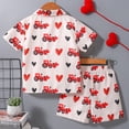 thumbnail image 4 of Toddler Boy Girls Summer Cute Dinosaur Tank Tank Tops+Elastic Shorts Outfits Elastic Cotton Short Sets Short Sets Dailywear Set (2-3 Years,White) Boys Summer Top+Shorts Set, 4 of 6