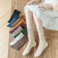 thumbnail image 5 of Sookeceks 6 Pairs Cotton Crew Socks for Women, Soft Fall/Winter Socks Above Ankle Socks for Casual Size 5-9, 5 of 8