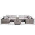 thumbnail image 3 of Living Source International 10-Piece Sectional Seating Set with Cushions in Gray, 3 of 3