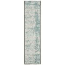 SAFAVIEH Passion Karena Oriental Runner Rug, Turquoise/Ivory, 2'2" x 16'