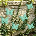 thumbnail image 5 of AURIGATE Butterfly Wall Decor, 3D Iron Hanging Butterfly Art Sculpture for Home Living Room Patio Garden Decor, 5 of 7