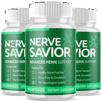 Nerve Savior Advanced Nerve Health Support Pills Natural Vitamin Supplement NerveSavior 180 Capsules