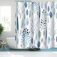 thumbnail image 2 of Cortina De Ducha Para Baño Con Estampado Abstracto De Plantas Y Flores, Cortina De Poliéster Impermeable Para Separar El Baño, Cortina De Puerta, 2 of 6