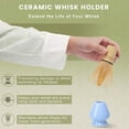 thumbnail image 4 of Matcha Whisk Set, Ceramic Matcha Set Includes Matcha Bowl, Matcha Whisk (Chasen) and Holder, Sifter, Bamboo Scoop & Spoon - 6 Pcs Matcha Kit for Matcha Lovers Cyan, 4 of 10