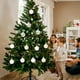 thumbnail image 4 of 12 Bolas Navideñas de Terciopelo Flocadas, Adornos Navideños de Plástico, Adornos Colgantes Decorativos para Árbol de Navidad., 4 of 6
