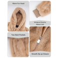 thumbnail image 4 of Chaqueta de piel sintética Bellivera 1712014 para mujer, color caqui XXL, 4 of 6