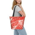 thumbnail image 7 of Kll Tote Bag For Women Beef Steaks Print Shopping Grocery Reusable Bags For Office School Shopping Travel, 7 of 7
