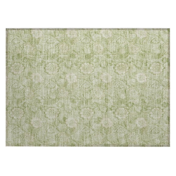 Dalyn Rugs Machine Washable Indoor/Outdoor Chantille Sage 1'8" x 2'6" Rug