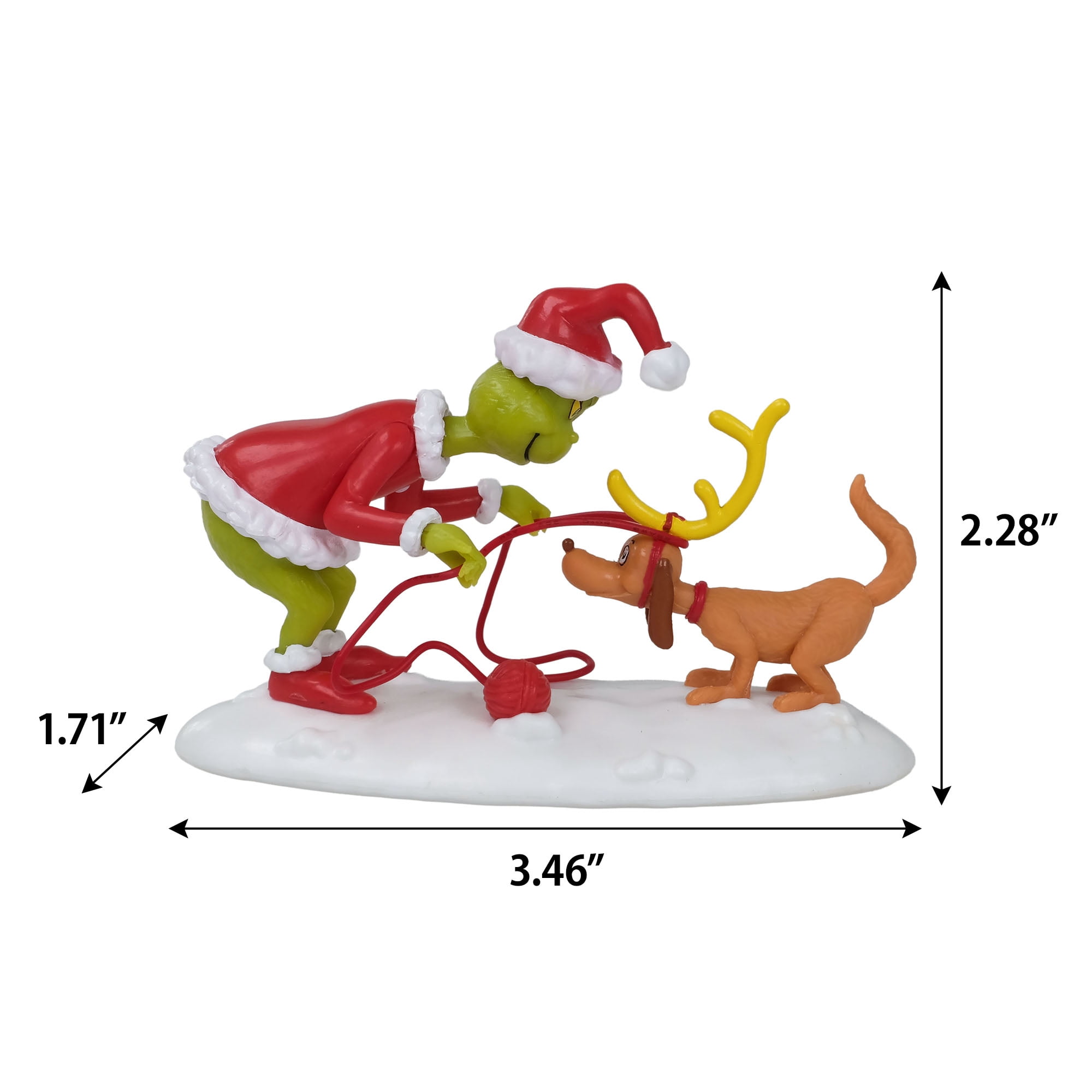 Dr. Seuss The Grinch & Max Christmas Village Figurine
