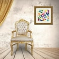 thumbnail image 3 of Wild Apple Portfolio 12x12 Gold Ornate Wood Framed with Double Matting Museum Art Print Titled - Colorful Cubes, 3 of 4