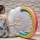 thumbnail image 5 of Rainbow Inflatable Pool Ring Floating Swimming Ring for Swimming Pool for Adults, 5 of 5