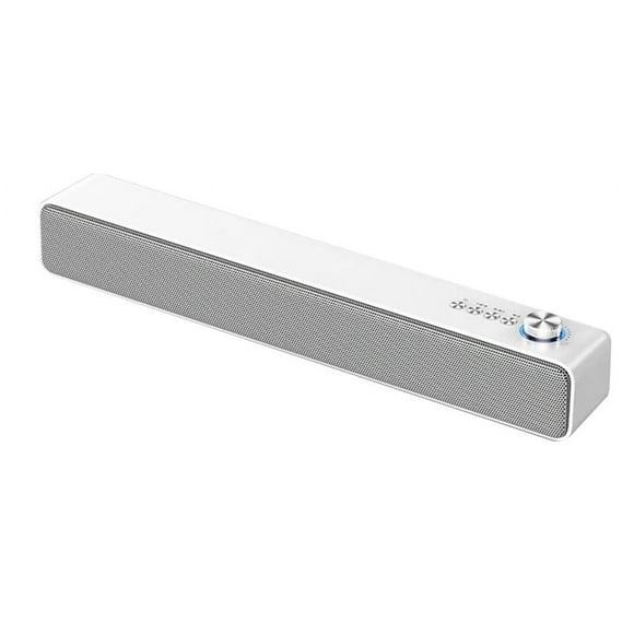 LOVEVER Bluetooth Subwoofer Soundbar TV Audio Wall Computer Speaker Home Theater Music Wireless White