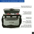 thumbnail image 2 of Titan by Arctic Zone 30 Can Zipperless Soft Cooler, Seagrass, 2 of 8