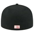 thumbnail image 4 of Men's New Era Black Athletics Tonal Koi 59FIFTY Fitted Hat, 4 of 6