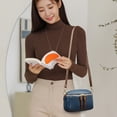 thumbnail image 5 of Bolso bandolera urbano simple de un solo hombro, bolso de cuero suave para mujer MFZFUKR CPB-US-PSF971-4, 5 of 5