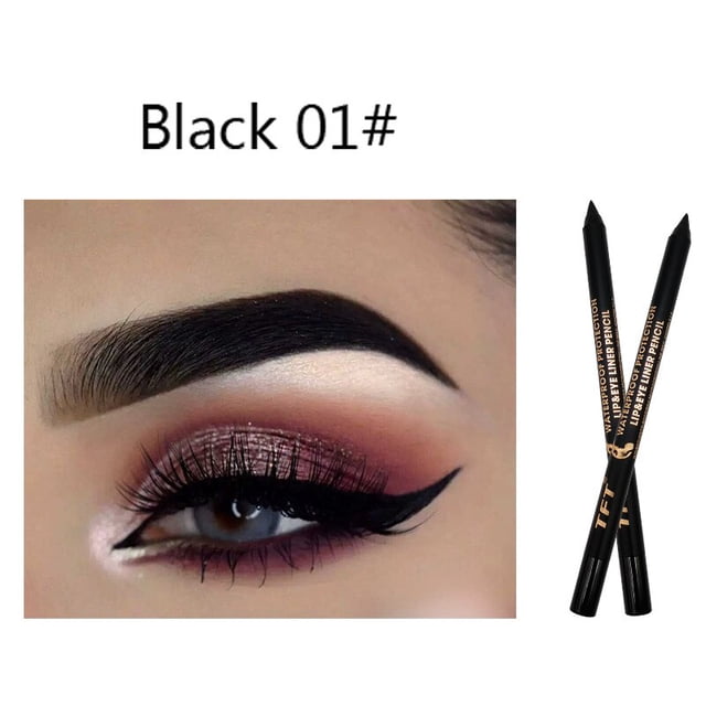 14 colores delineador de ojos líquido lápiz impermeable ojo colorido de pluma de relieve de gato, herramientas de maquillaje de ojos delineador de ojos Gel Gao Jinjia LED