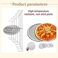 thumbnail image 4 of Yeater Aluminum Alloy Pizza Pan 15 Inch Round Pizza Screen, Pack of 3, Heat Resistant, Seamless Design, 4 of 6