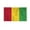 3x5 ft Nylon Flag, variant on AGAS Guinea Flag 4x6 inch - 11" Plastic Pole 100% Polyester Stitched Edges Guinean National Mini Flag on a Stick