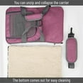 thumbnail image 4 of Mr. Pen- Bolsa transportadora para mascotas, color rosa, con lados suaves, para gatos y perros, para viajes, 4 of 9