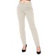 thumbnail image 1 of Gibobby Pantalones de Casuales Pantalones casuales elegantes para mujer, informales, diarios, de pierna recta, pantalones de traje, pantalones con botones y cremallera de color sólido (Caqui, XL), 1 of 5