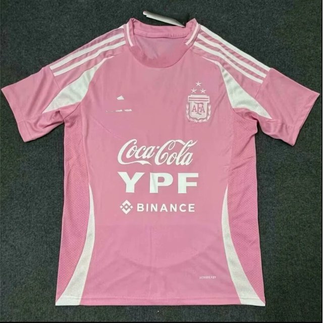 Uniforme De Entrenamiento De Argentina, Temporada 25-26, Camiseta Clásica De Manga Corta De VeranoXXL