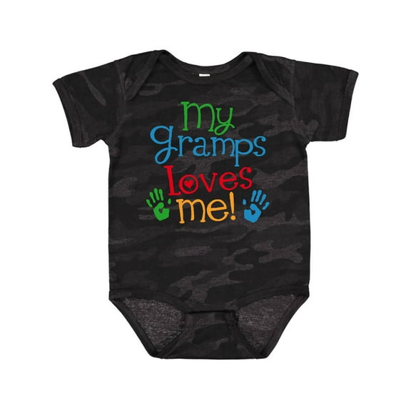Inktastic My Gramps Loves Me Boys or Girls Baby Bodysuit