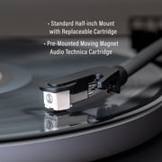 Crosley C300 Fully Automatic Turntable, 2-Speed Bluetooth Vinyl Record Player, Audio-Technica