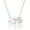Letter B, variant on Hello Kitty Sliding Enamel Pave Initial Necklace - Letter F