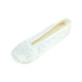 thumbnail image 3 of Isotoner Girl's Satin Pearl Ballerina Slippers, 3 of 7
