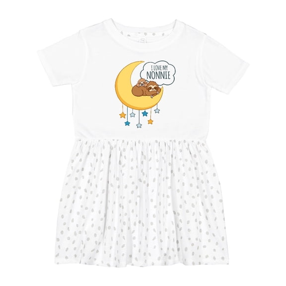 Inktastic I Love My Nonnie Girls Toddler Dress