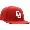 thumbnail image 3 of Men's Top of the World Crimson Oklahoma Sooners Team Color Fitted Hat, 3 of 4