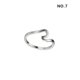 thumbnail image 4 of Guardurnaity Anillo de aleación ondulada para mujer, anillos de moda simples, decoraciones para novia, joyería para mujer, adorno para fiesta de Ropa, zapatos y accesorios Miscelánea, 4 of 6