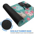 thumbnail image 6 of Long Mouse Pads for Desk,Labrador Dogs with Pioneer Flower Desk Mats on Top Of Desks, Desk Mouse Pad Extra Large with 3mm Non-Slip Base and Stitched Edge for Gaming,Office,Work,Home 31.5"x11.8", 6 of 6