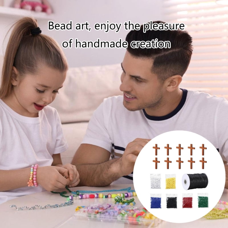 Zecic Salvations Bracelets Making Kits 6 Color Bead Plan of Salvations Necklace Kits