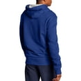 thumbnail image 2 of Champion Men's Powerblend Fleece Quarter Zip Hoodie with Embroidered Logo, up to Size 2XL, 2 of 6