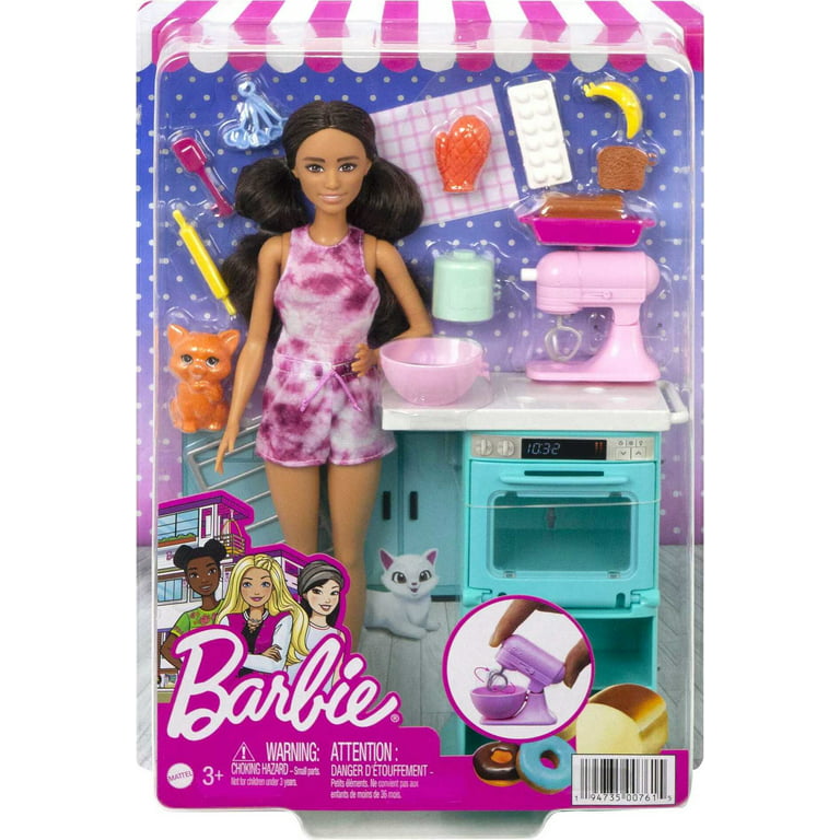Barbie Doll & Kitchen Playset