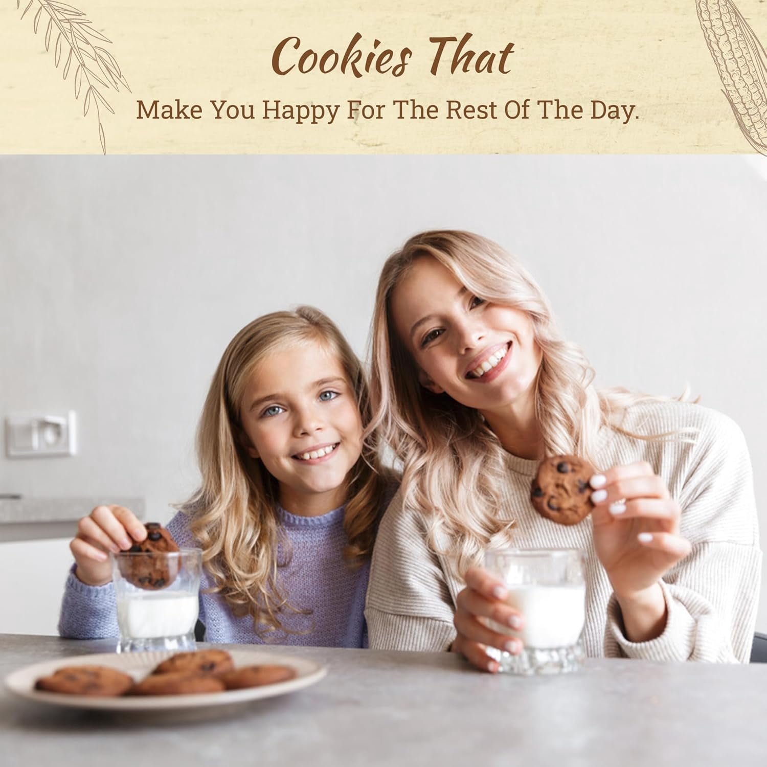 Missy J’s Organic Carob Whole Wheat Cookie Mix, Vegan Healthy Low Calorie Snacks 12 oz 3 Pack