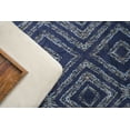 thumbnail image 2 of Furnish My Place Indoor Geometric Diamond Rug with Jute Backing Runner - 2 ft. x 8 ft., Navy, Moroccan, Area Rug for Living Room, Bedroom, Hallway, 2 of 6
