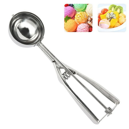 

Everso Ice Cream Scoop Stainless Mash Food Spoon Kitchen Ball for Cookies Ice Cream Cupcakes Meatballs