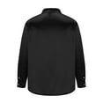 thumbnail image 4 of Rloper-Lop Men's Silk Satin Shirts Lapel Long Sleeve Blouses Shiny Button Down Tops Luxury Party Prom Tee Shirts, 4 of 5