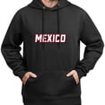 thumbnail image 3 of Sudadera con capucha y estampado llamativo "MEXICO", mezcla de algodón suave, manga larga, estilo casual para hombre y mujer, 3 of 5