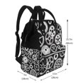 thumbnail image 2 of Kdxio Baby Diaper Backpack,Multi-Function Travel Backpack Nappy Bags,Nursing Bag, Fashion Mummy,Roomy Waterproof for Baby Care(Metallic Gears), 2 of 5
