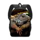 thumbnail image 2 of Mochila escolar Crested Gecko con dragón barbudo para adolescentes, niños, niñas, mascotas, reptil, lagarto, mochila Chil, 2 of 4