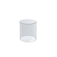 thumbnail image 3 of Clear Acrylic Cylinder Display, Plastic Round Container and Riser, 6"W x 8"H, 3 of 3