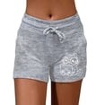 thumbnail image 1 of Aayomet Shorts Cargo de Randonnée pour Femmes Shorts Légers Confortables Shorts de Pyjama Taille Élastique avec Cordon de Serrage (Gris, TTTG), 1 of 4