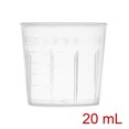 thumbnail image 3 of Unique Bargains 20pcs Measuring Cup Labs PP Graduated Beakers 20ml, 3 of 4