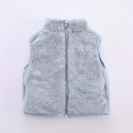 

Juebong Baby Boys Girls Coats Clearance Toddler Baby Grils Fleece Outwear Boys Zipper Solid-color Thick Kids Warm Coat