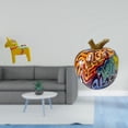 thumbnail image 2 of Escultura De Caballo Nórdico Dalecarlian, Figura Coleccionable, Adorno De Grafiti Para Decoración Del Hogar, Estantería, Mesa, Bar, Entrada, Armario, Regalo De Fiesta, 2 of 8